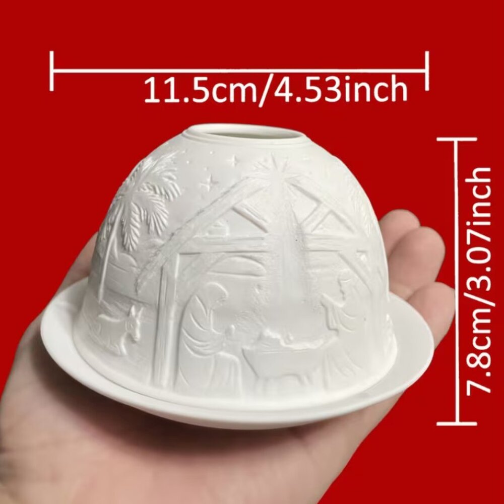 Christmas Nativity Fairy Lamp Lithophane - Picture 5 of 5
